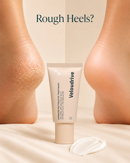 Veloudrive™ Foot Rescue Ointment Dry, Rough, Cracked Feet? Give Them the Overnight Rescue They Need.