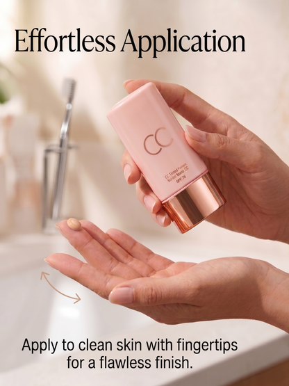 CC Tinted Serum – Shade-Adaptive Coverage, 24H Hydration & Waterproof Wear